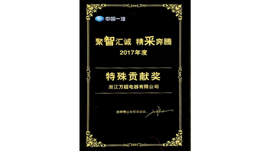 2017年特殊貢獻(xiàn)獎